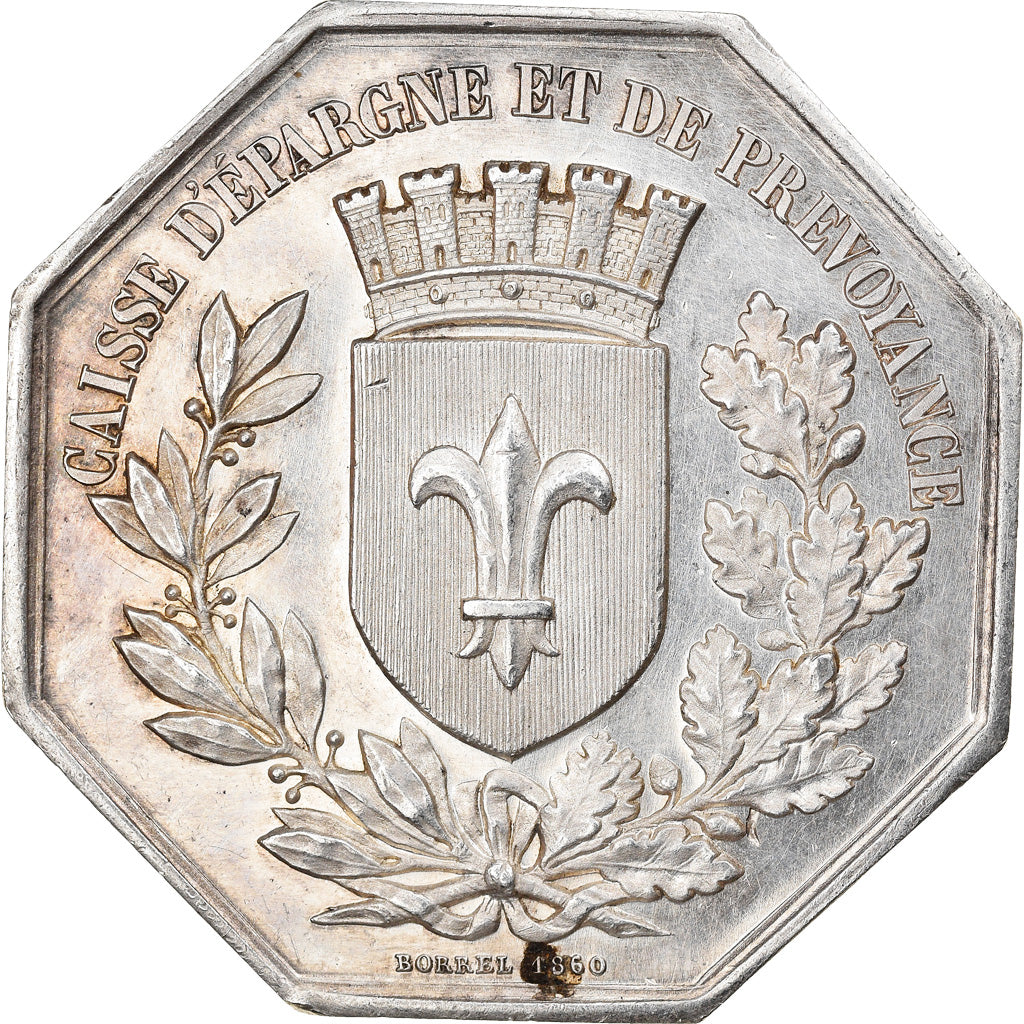 França, Token, Caisse d'épargne et de prévoyance de Lille, 1834, Borrel.A