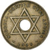 Coin, BRITISH WEST AFRICA, Edward VII, Penny, 1908, EF(40-45), Copper-nickel