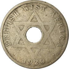 Moeda, ÁFRICA OCIDENTAL BRITÂNICA, George V, Penny, 1920, F(12-15)