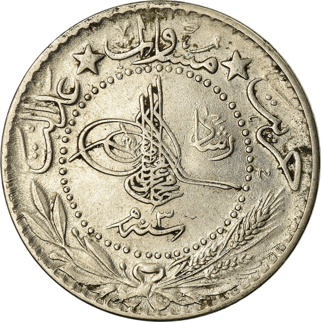 Coin, Turkey, Muhammad V, 20 Para, 1911/AH1327, Qustantiniyah, EF(40-45)