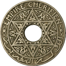 Coin, Morocco, Yusuf, 25 Centimes, 1921, Poissy, VF(30-35), Copper-nickel