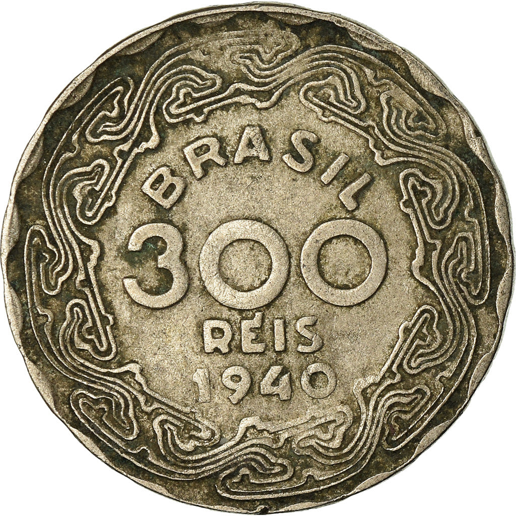 Münze, Brasilien, 300 Reis, 1940, S, Copper-nickel, KM:546