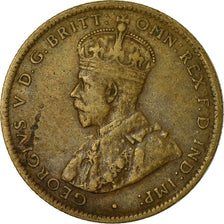 Coin, BRITISH WEST AFRICA, George V, Shilling, 1922, VF(30-35), Tin-Brass