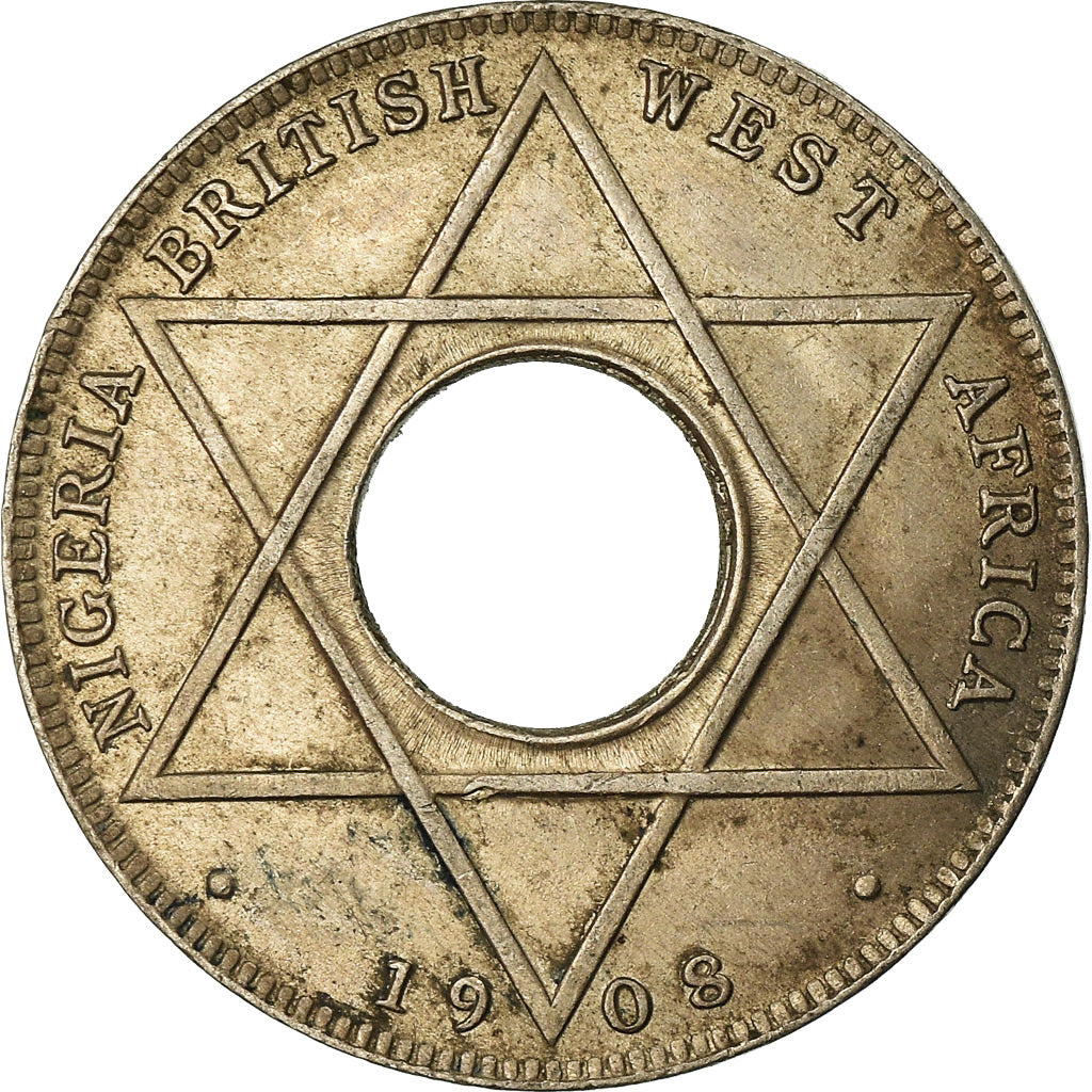 Coin, BRITISH WEST AFRICA, Edward VII, 1/10 Penny, 1908, EF(40-45)
