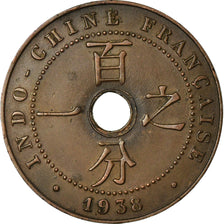 Monnaie, FRENCH INDO-CHINA, Cent, 1938, Paris, SUP, Bronze, KM:12.1