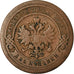 Coin, Russia, Nicholas II, 2 Kopeks, 1876, Saint-Petersburg, VF(30-35), Copper