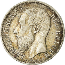 Coin, Belgium, Leopold II, Franc, 1887, VF(30-35), Silver, KM:29.1