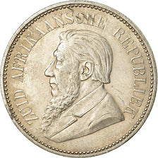 Coin, South Africa, 2-1/2 Shillings, 1896, EF(40-45), Silver, KM:7