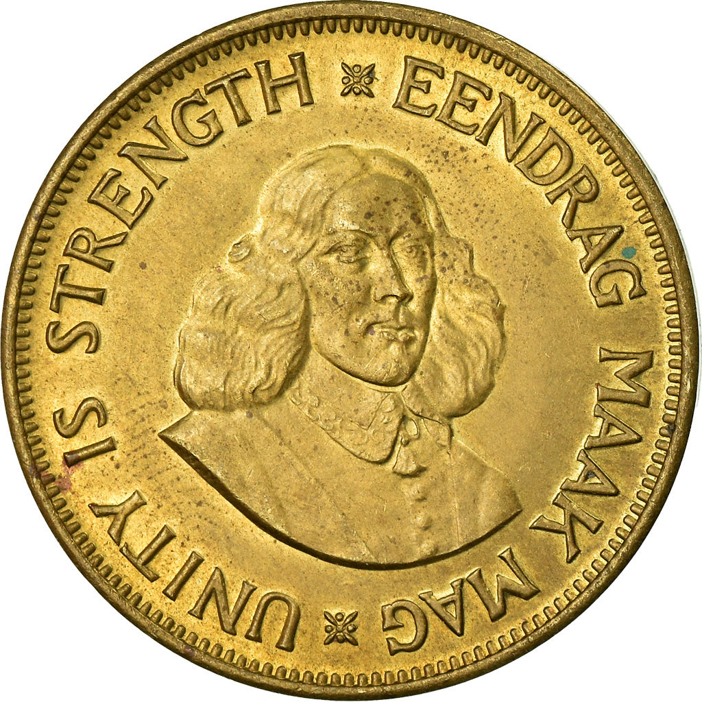 Coin, South Africa, Cent, 1962, EF(40-45), Brass, KM:57