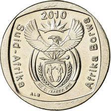 Moneta, Sudafrica, 2 Rand, 2010, Pretoria, SPL, Rame placcato nichel, KM:498