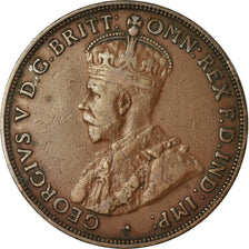 Coin, Australia, George V, Penny, 1916, VF(30-35), Bronze, KM:23