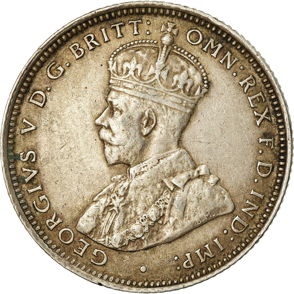 Coin, Australia, George V, Shilling, 1914, EF(40-45), Silver, KM:26