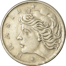 Coin, Brazil, 50 Centavos, 1975, EF(40-45), Copper-nickel, KM:580a