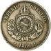 Coin, Brazil, Pedro II, 50 Reis, 1886, VF(30-35), Copper-nickel, KM:482