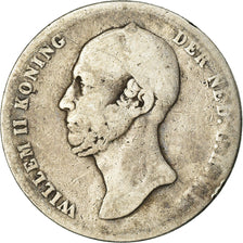 Munten, Nederland, William II, 1/2 Gulden, 1848, Utrecht, ZG+, Zilver, KM:73.1