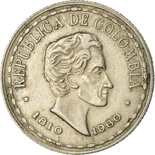 Coin, Colombia, 20 Centavos, 1960, EF(40-45), Copper-nickel, KM:222