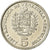 Moneta, Venezuela, 5 Bolivares, 1977, AU(55-58), Nikiel, KM:53.1