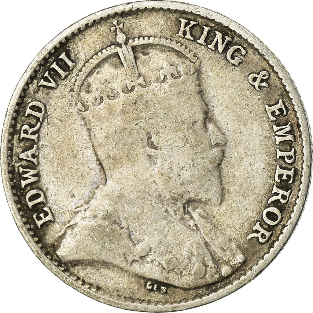 Coin, Hong Kong, Edward VII, 5 Cents, 1905, VF(20-25), Silver, KM:12