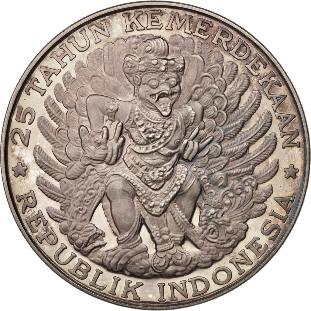 Indonesien, 750 Rupiah, 1970, MS(63), Silver, KM:26