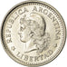 Coin, Argentina, 20 Centavos, 1960, MS(60-62), Nickel Clad Steel, KM:55