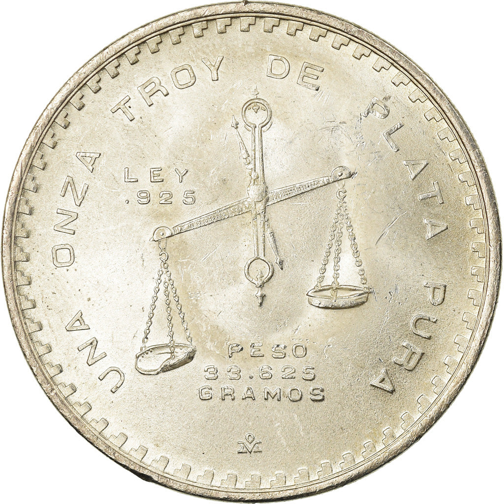 Moneta, Messico, Onza, 1979, Mexico City, SPL-, Argento, KM:M49b.3
