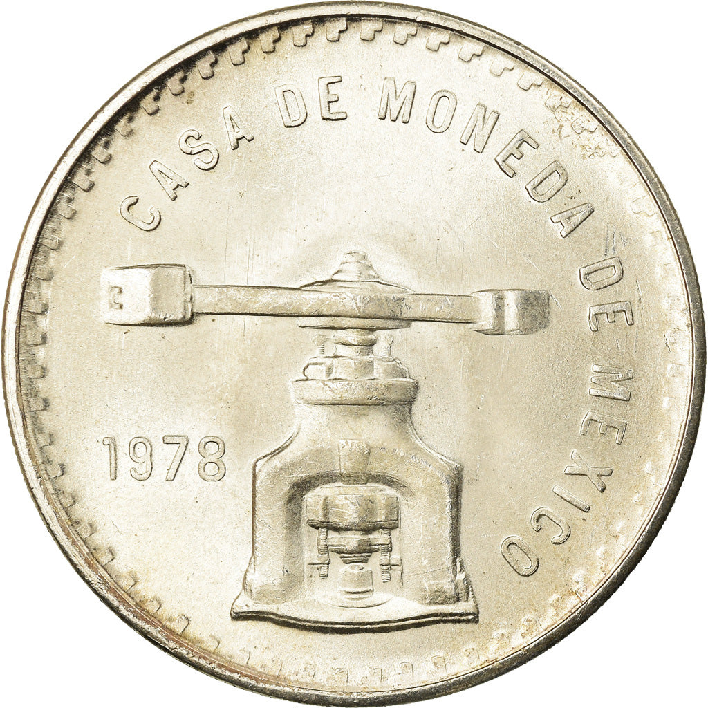 Moneda, México, Onza, 1978, Mexico City, EBC, Plata, KM:M49b.2