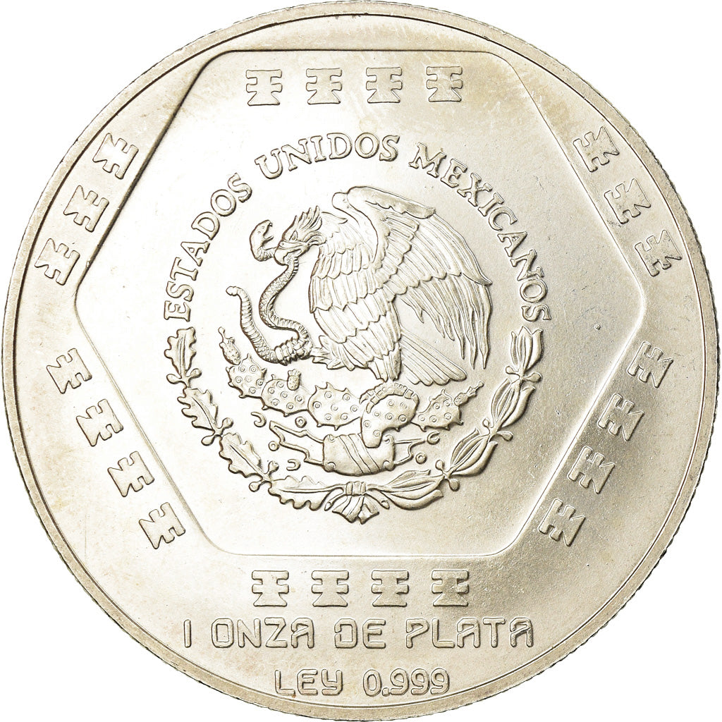 Monnaie, Mexique, Onza, Troy Ounce of Silver, 1994, Mexico City, SPL, Argent