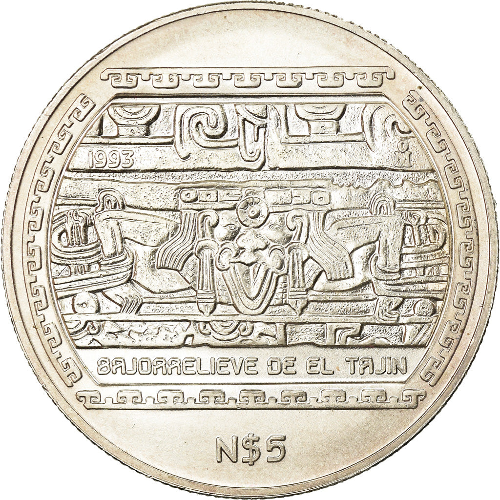 Monnaie, Mexique, Onza, Troy Ounce of Silver, 1993, Mexico City, SPL, Argent