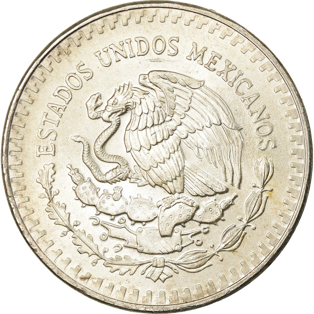 Moneda, México, Onza, Troy Ounce of Silver, 1983, Mexico City, EBC, Plata
