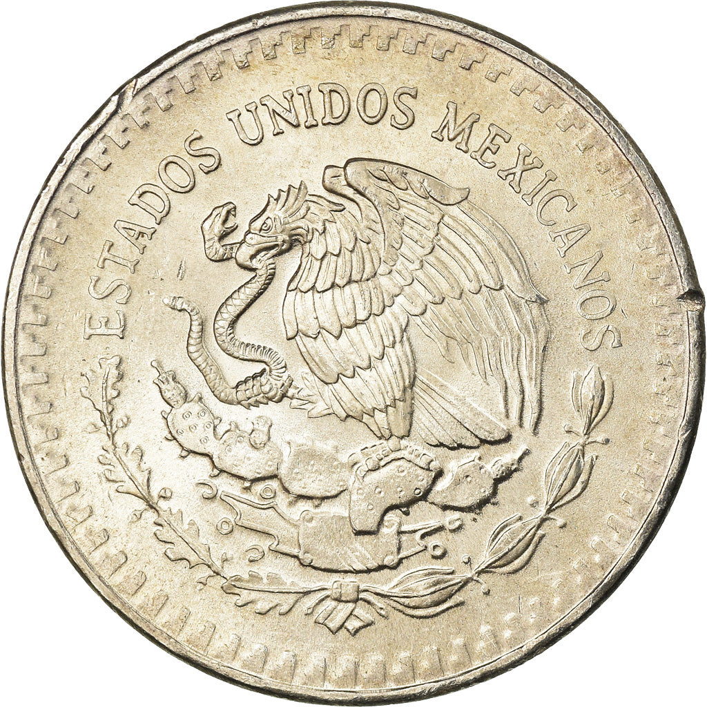 Moneda, México, Onza, Troy Ounce of Silver, 1982, Mexico City, EBC, Plata