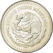 Moneda, México, Onza, Troy Ounce of Silver, 1989, Mexico City, EBC, Plata