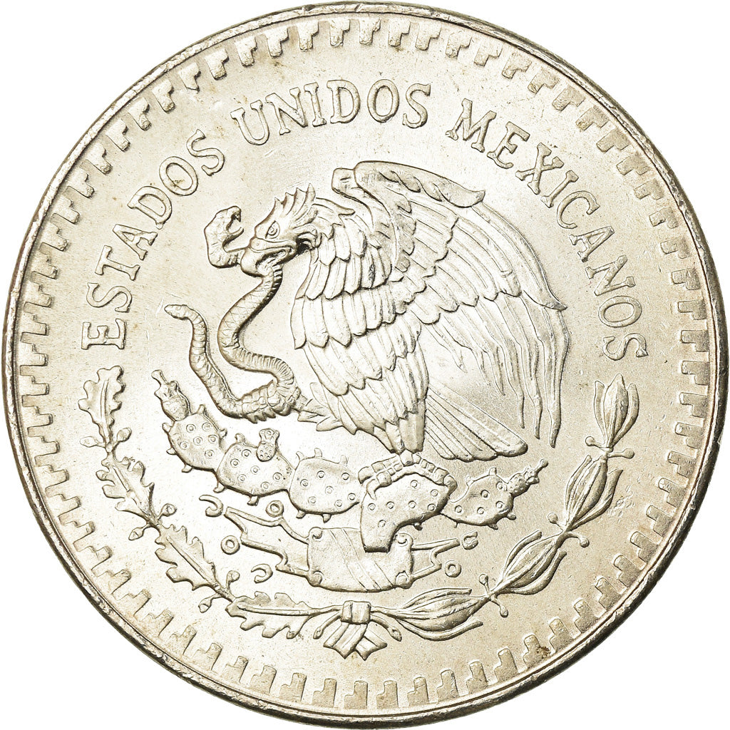 Monnaie, Mexique, Onza, Troy Ounce of Silver, 1987, Mexico City, SUP, Argent