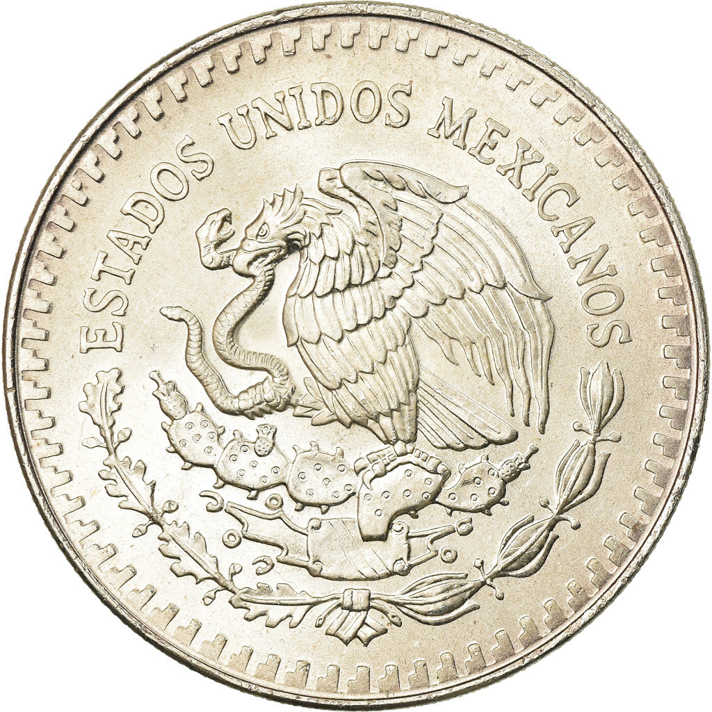 Monnaie, Mexique, Onza, Troy Ounce of Silver, 1990, Mexico City, SUP+, Argent