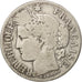 France, Cérès, 2 Francs, 1871, Paris, VF(30-35), Silver, KM:817.1, Gadoury:530