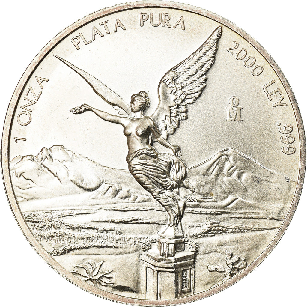 Monnaie, Mexique, Onza, Troy Ounce of Silver, 2000, Mexico City, SPL, Argent