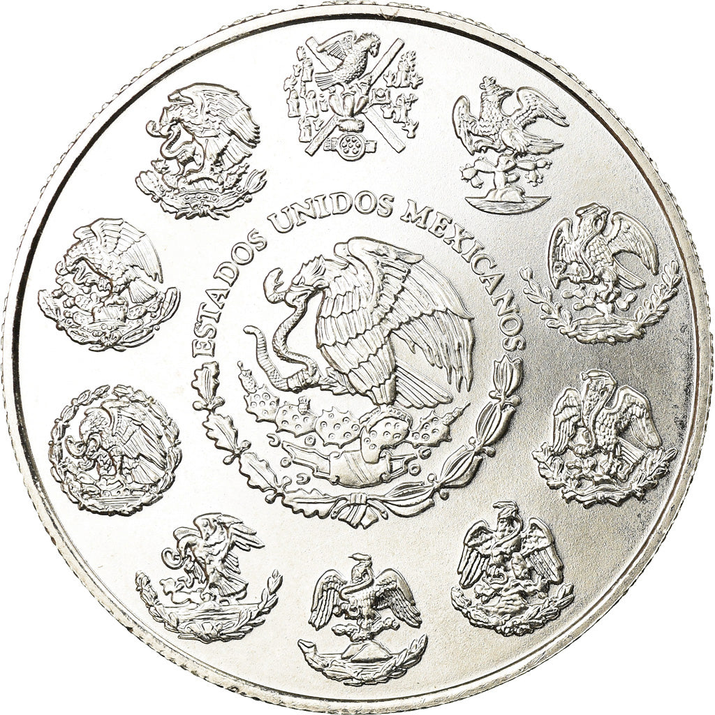 Moneta, Messico, Onza, Troy Ounce of Silver, 2003, Mexico City, SPL, Argento
