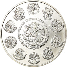 Coin, Mexico, Onza, Troy Ounce of Silver, 2004, Mexico City, MS(63), Silver