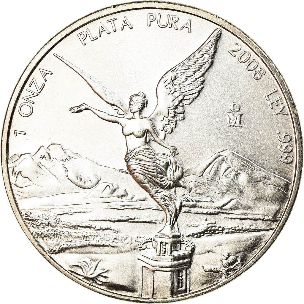 Monnaie, Mexique, Onza, Troy Ounce of Silver, 2008, Mexico City, SPL, Argent