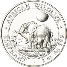 Coin, Somalia, Elephant, 100 Shillings, 2011, Proof, MS(65-70), Silver, KM:230