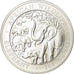 Coin, Somalia, Elephant, 100 Shillings, 2008, MS(65-70), Silver, KM:203
