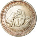 Coin, Somalia, Monkey, 10 Dollars, 2000, AU(55-58), Silver