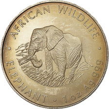 Coin, Zambia, 5000 Kwacha, 2000, British Royal Mint, AU(55-58), Silver, KM:141