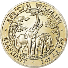 Coin, Zambia, Elephant, 5000 Kwacha, 2003, British Royal Mint, EF(40-45)
