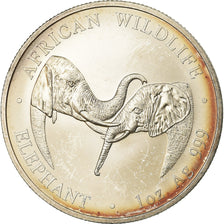 Coin, Zambia, Elephant, 5000 Kwacha, 2002, British Royal Mint, AU(55-58)