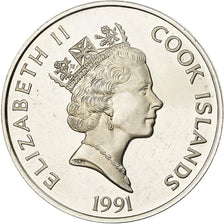 Coin, Cook Islands, 50 Dollars, 1991, Franklin Mint, Proof, AU(55-58), Silver