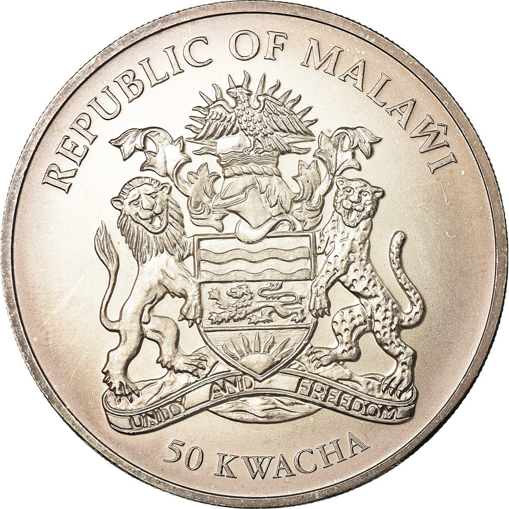 Moneta, Malawi, 50 Kwacha, 2011, SPL-, Argento