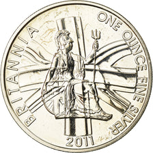 Coin, Great Britain, Elizabeth II, 2 Pounds, 2011, MS(63), Silver, KM:1230