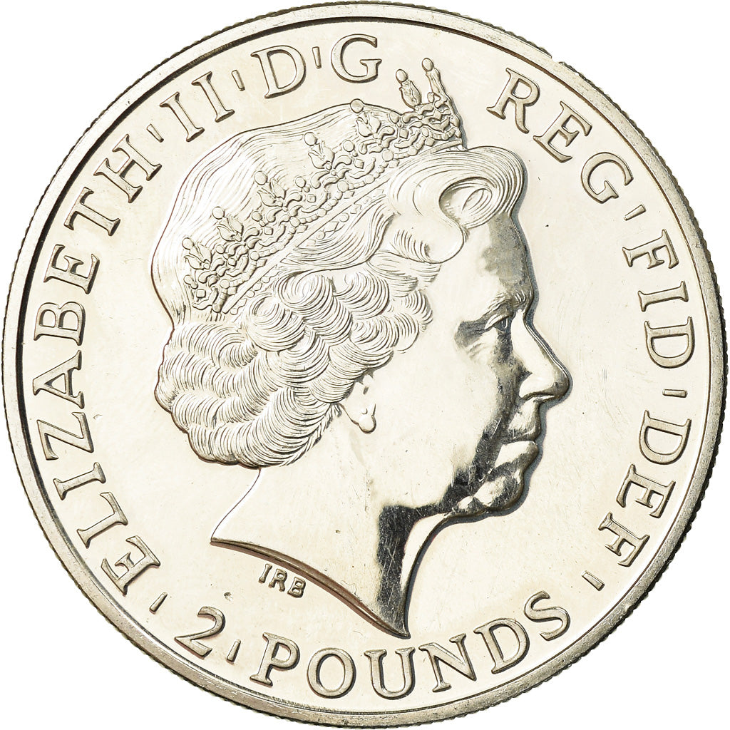 Coin, Great Britain, Elizabeth II, 2 Pounds, 2011, MS(63), Silver, KM:1230
