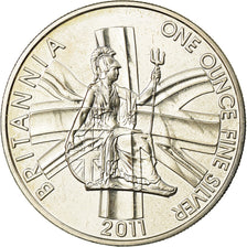 Coin, Great Britain, Elizabeth II, 2 Pounds, 2011, MS(60-62), Silver, KM:1230