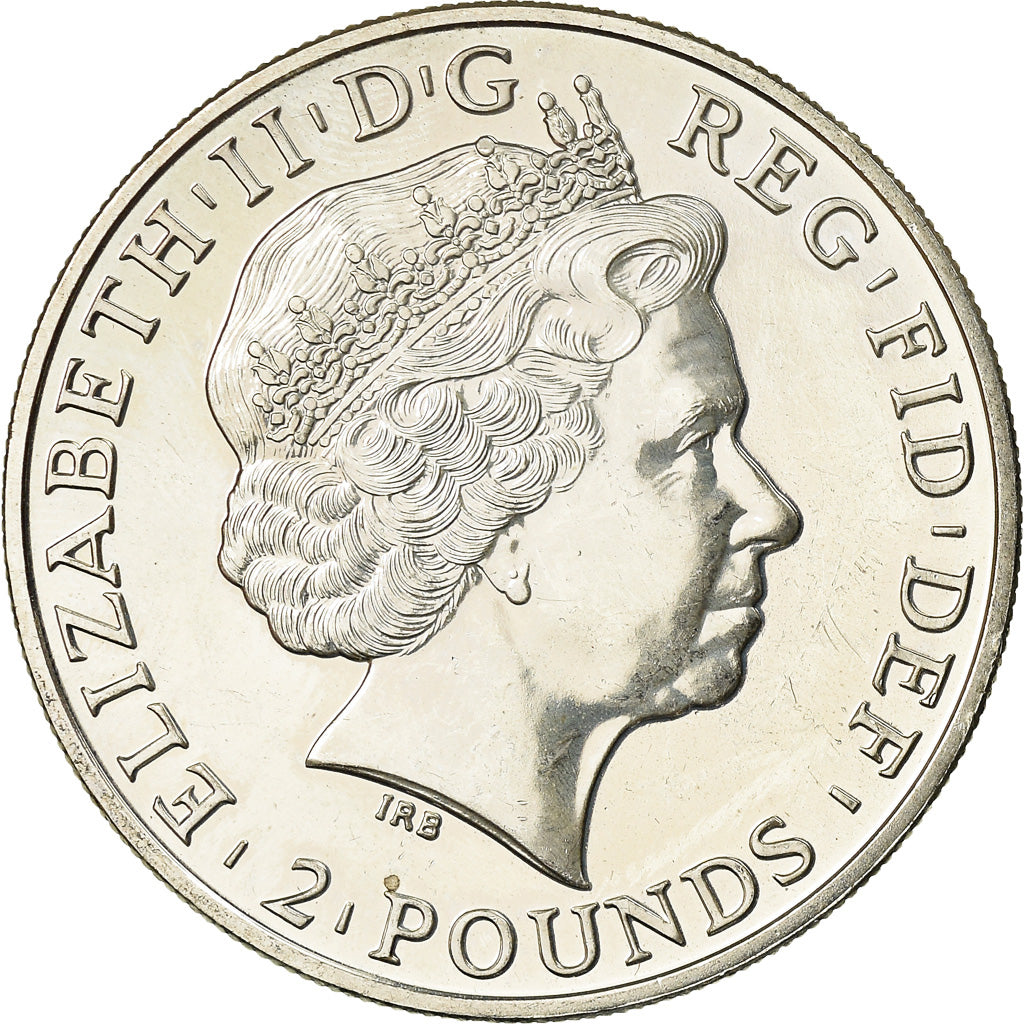 Coin, Great Britain, Elizabeth II, 2 Pounds, 2011, MS(60-62), Silver, KM:1230